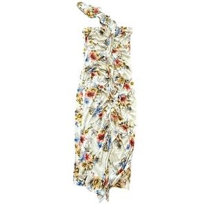 Floral One-Shoulder Dress